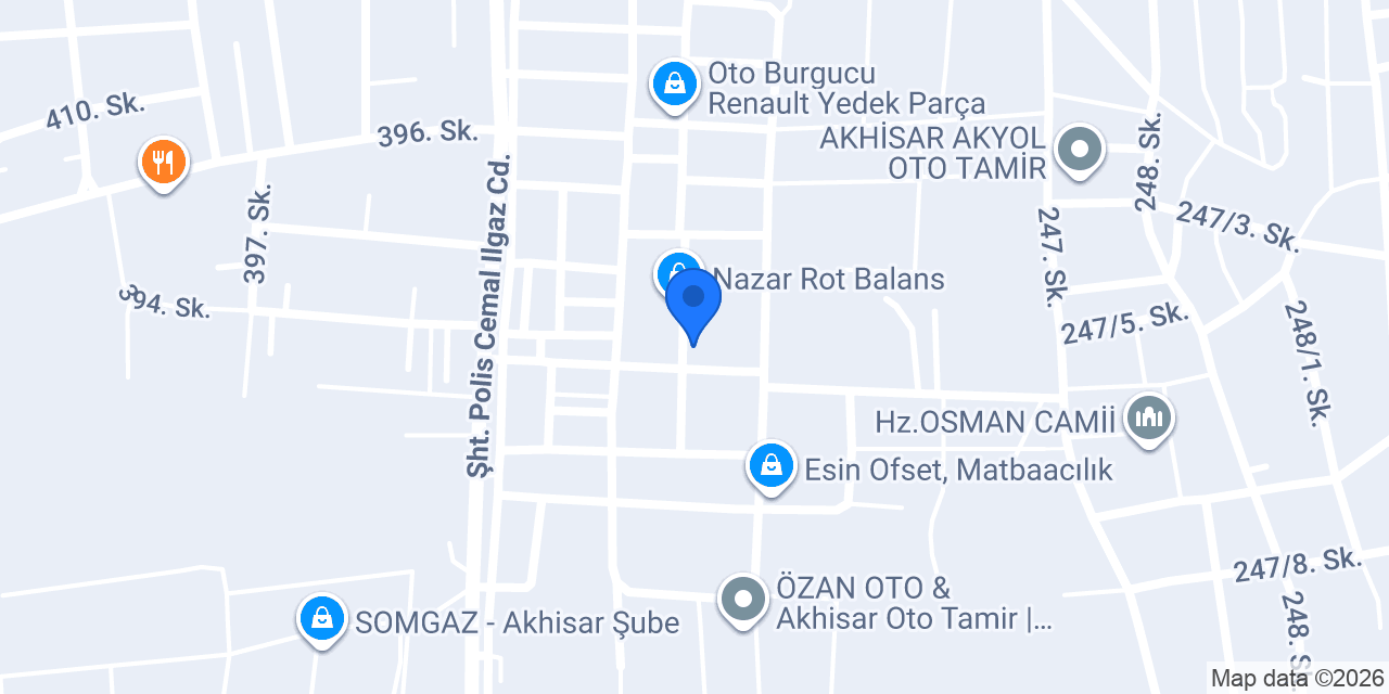Hisar Plastik konumu
