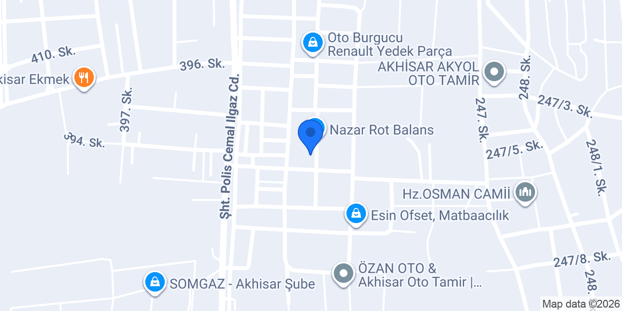 Akhisar Far Gezegeni konumu