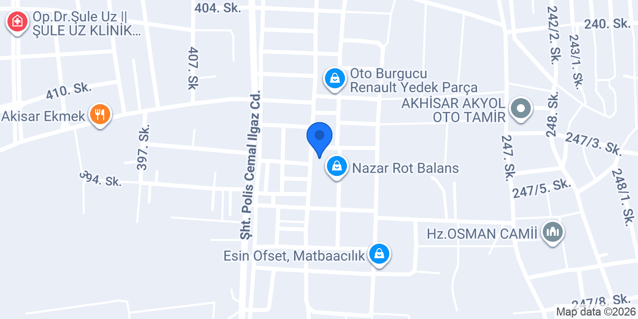 Çağdaş Oto konumu