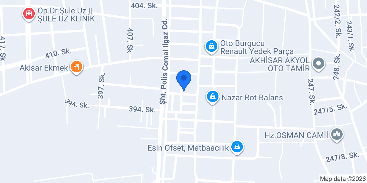 Class Oto Servis Ve Bakim konumu