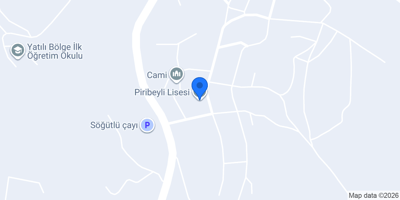 Piribeyli Lisesi konumu