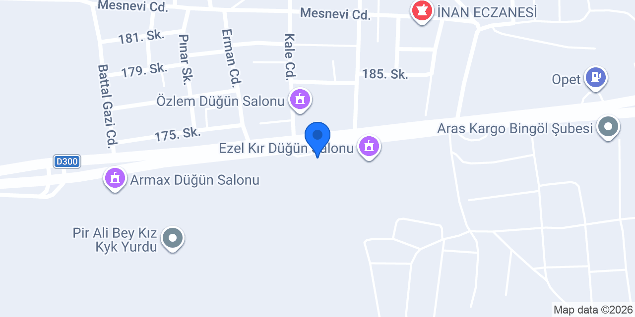 Şems Şömine konumu