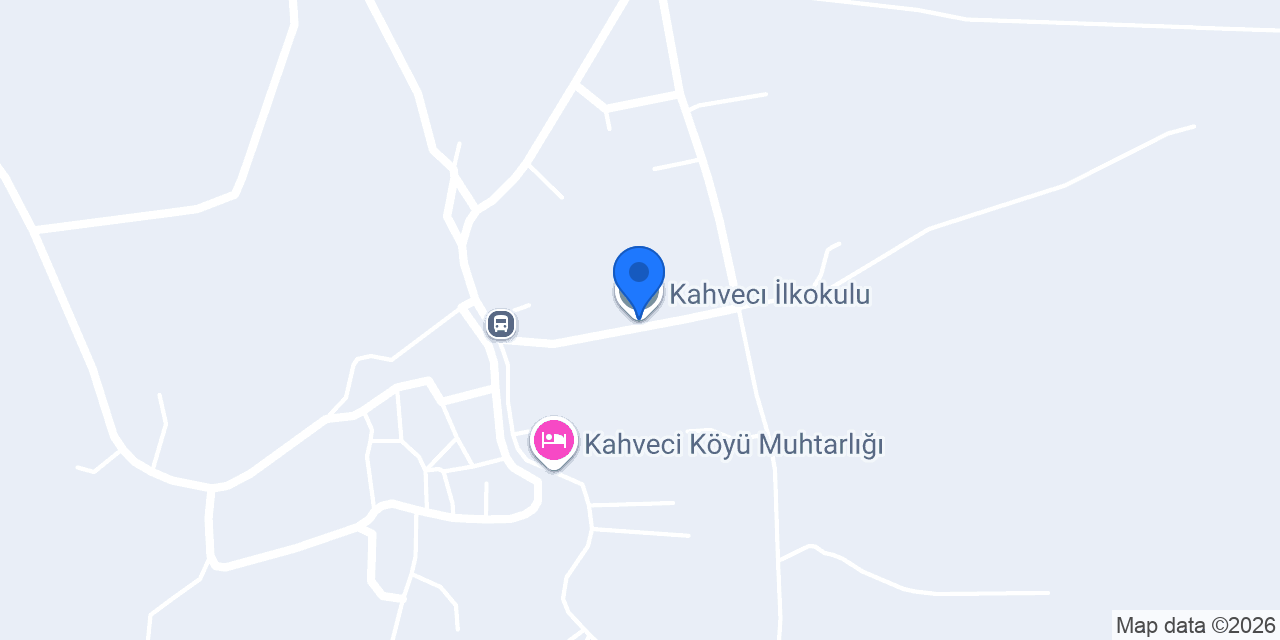 Kahvecı İlkokulu konumu