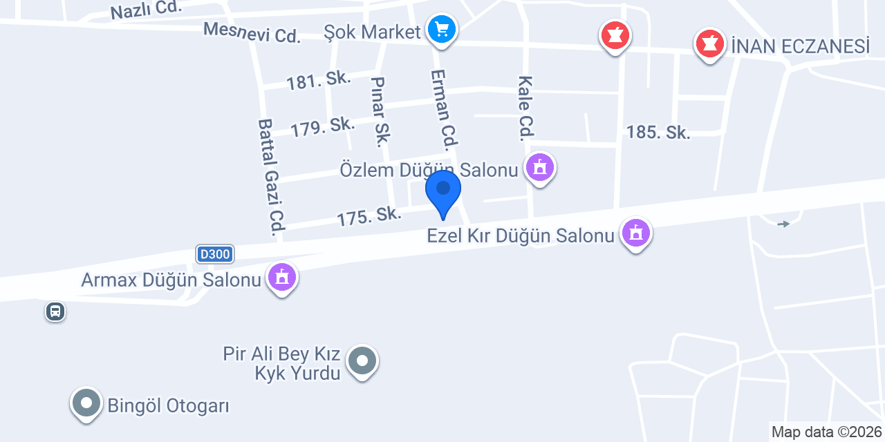 Hasko Mobilya | Bingöl Mobilya Mağazası konumu