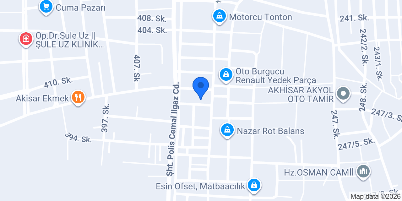 Şahin Ticaret konumu