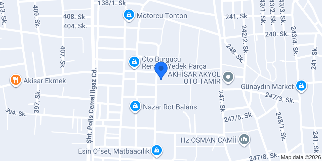 KOCA OTO YEDEK PARÇA konumu