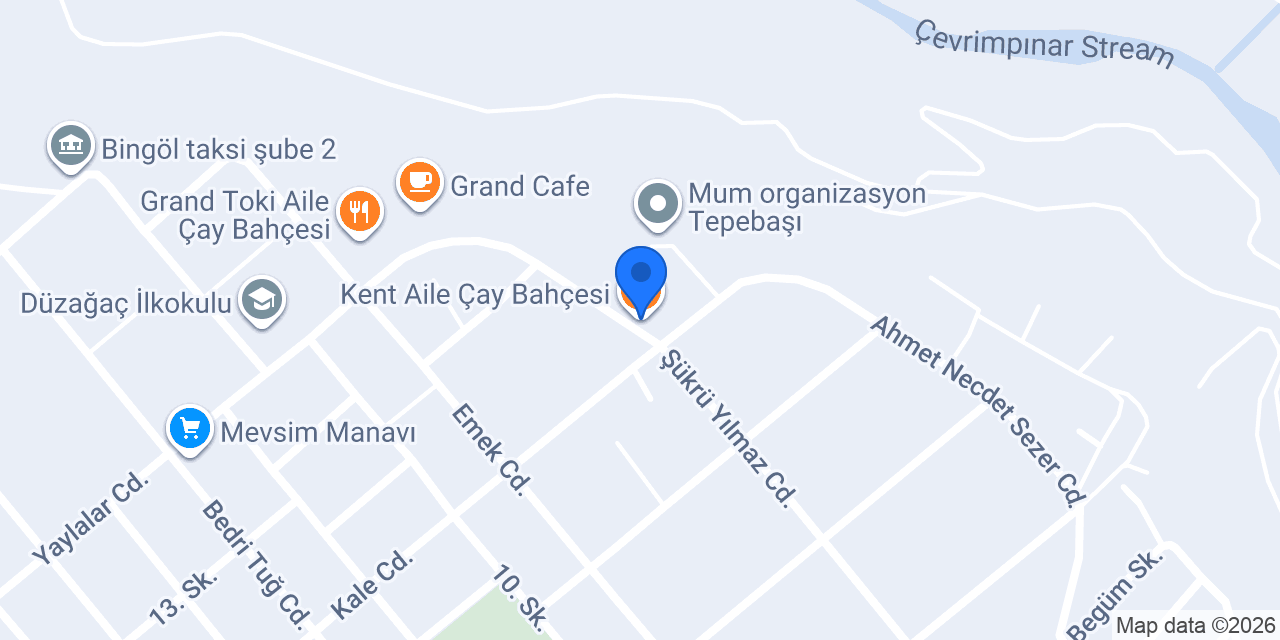 Kent Aile Çay Bahçesi konumu
