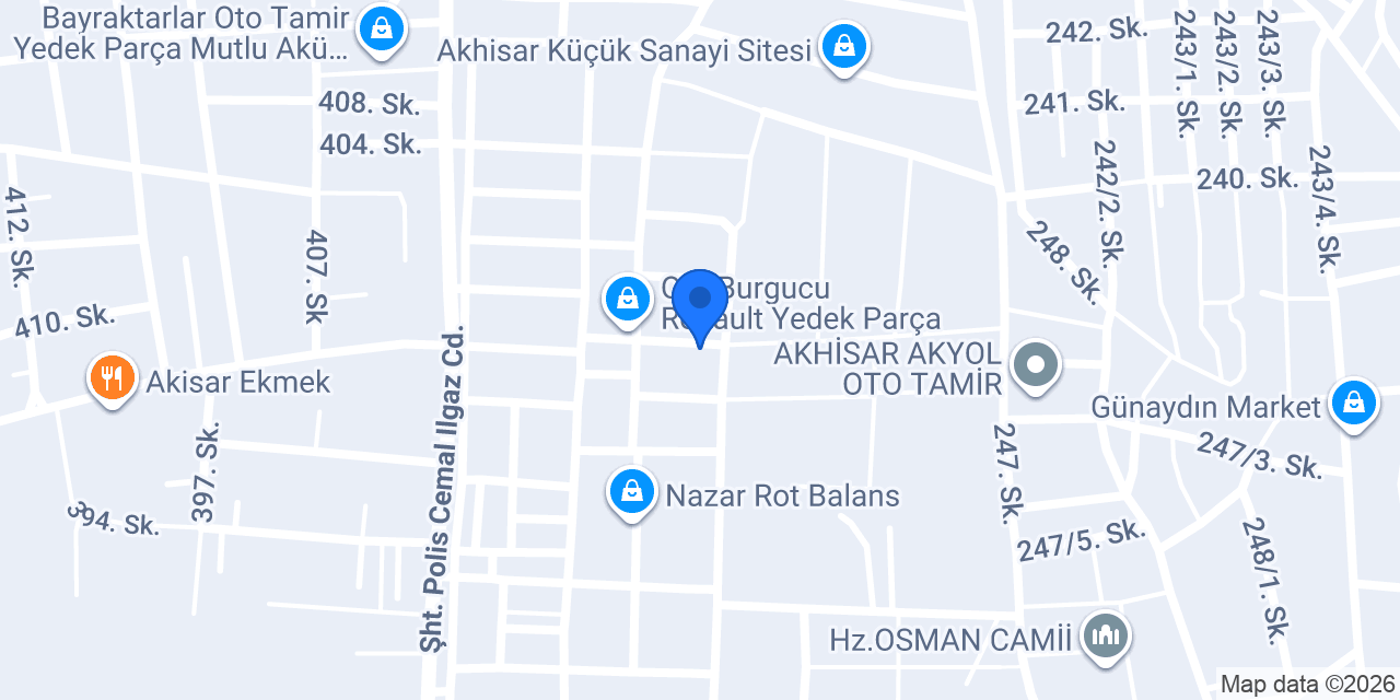 TÜRKEL OTO ELEKTRİK konumu