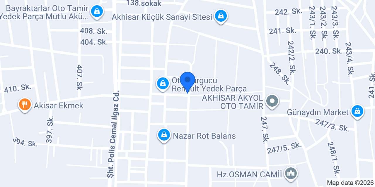 Aytekin Oto Aksesuar konumu