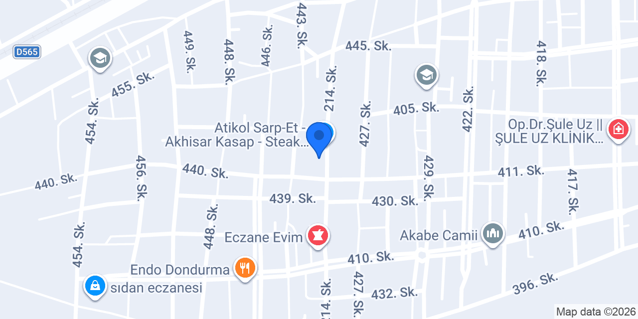 Şaşkın’ın yeri konumu