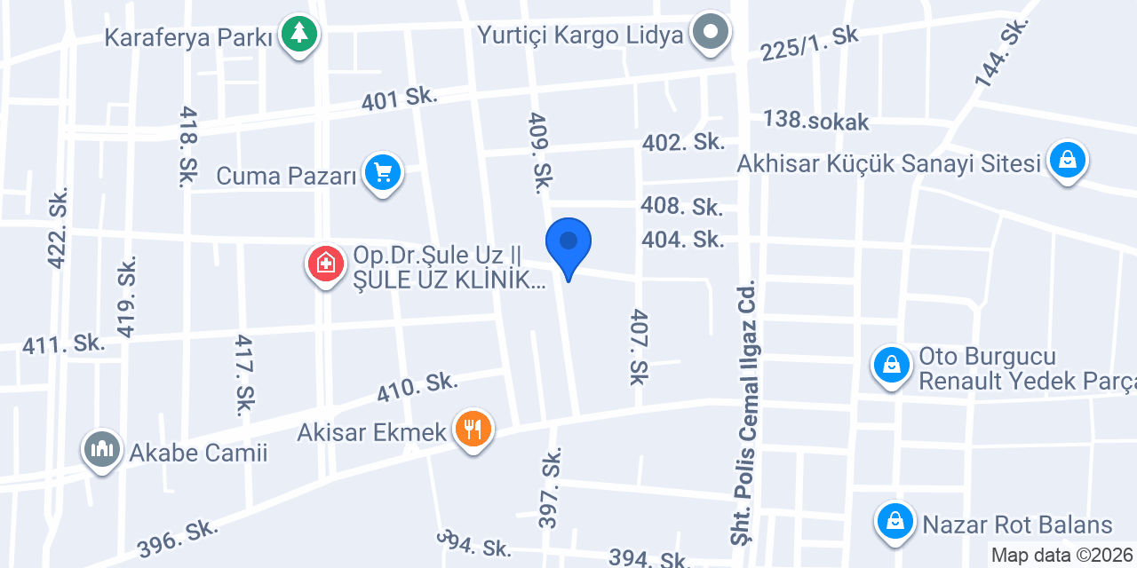 Ustanın Yeri konumu