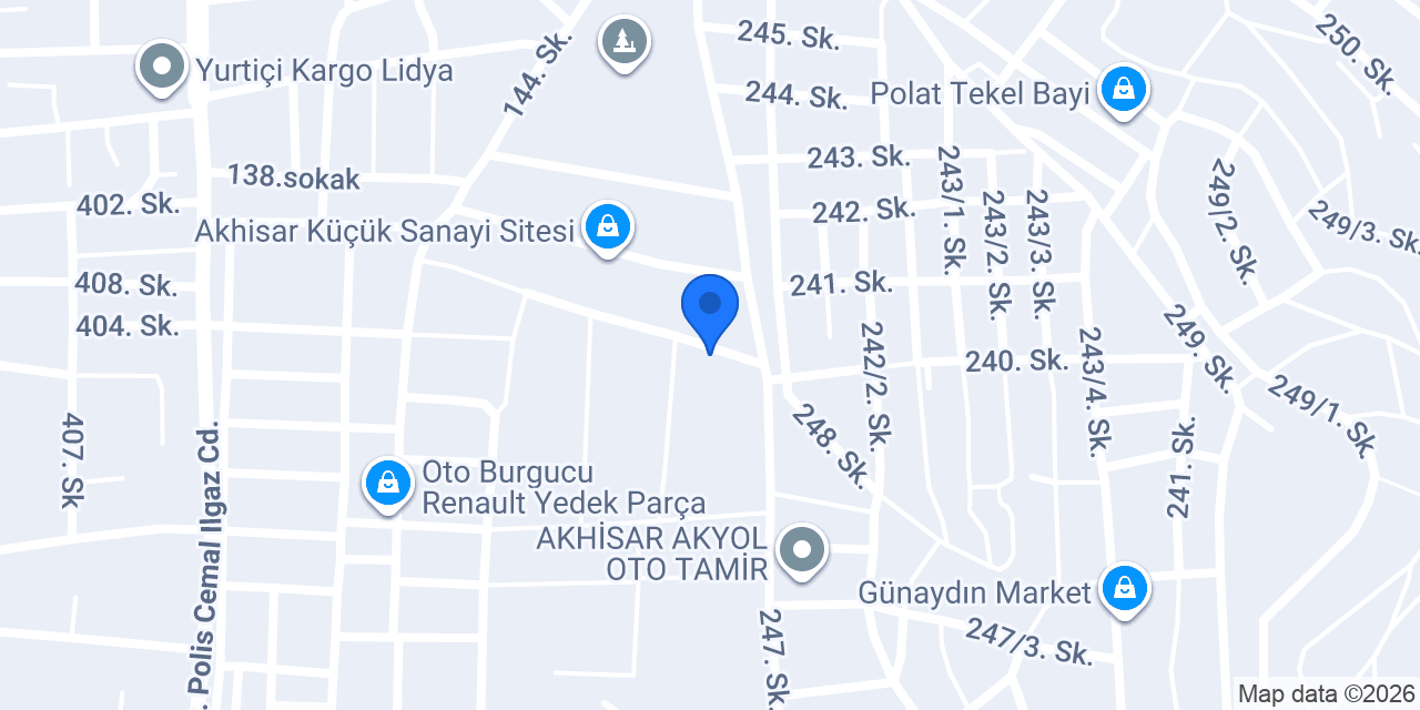 YAZ GARAGE konumu