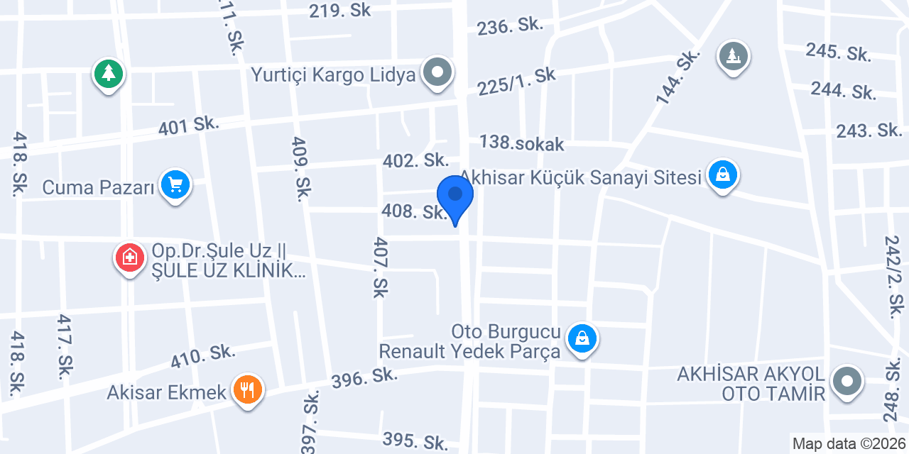 Akhisar lastik konumu
