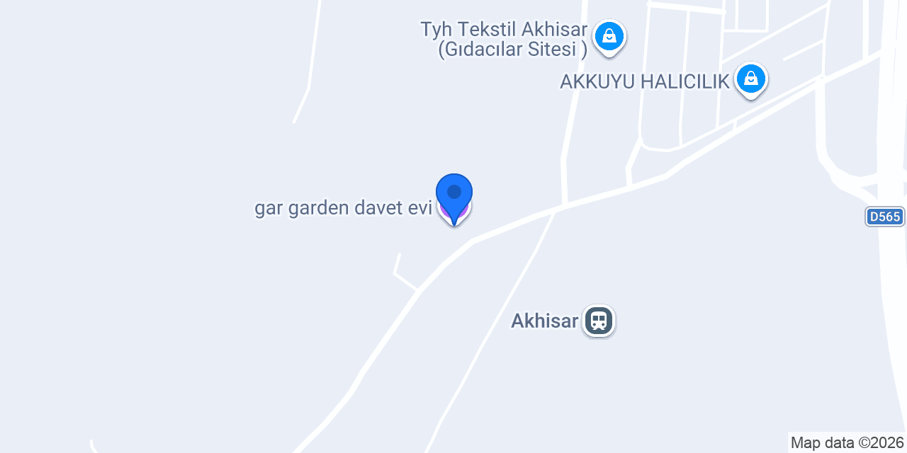 gar garden davet evi konumu