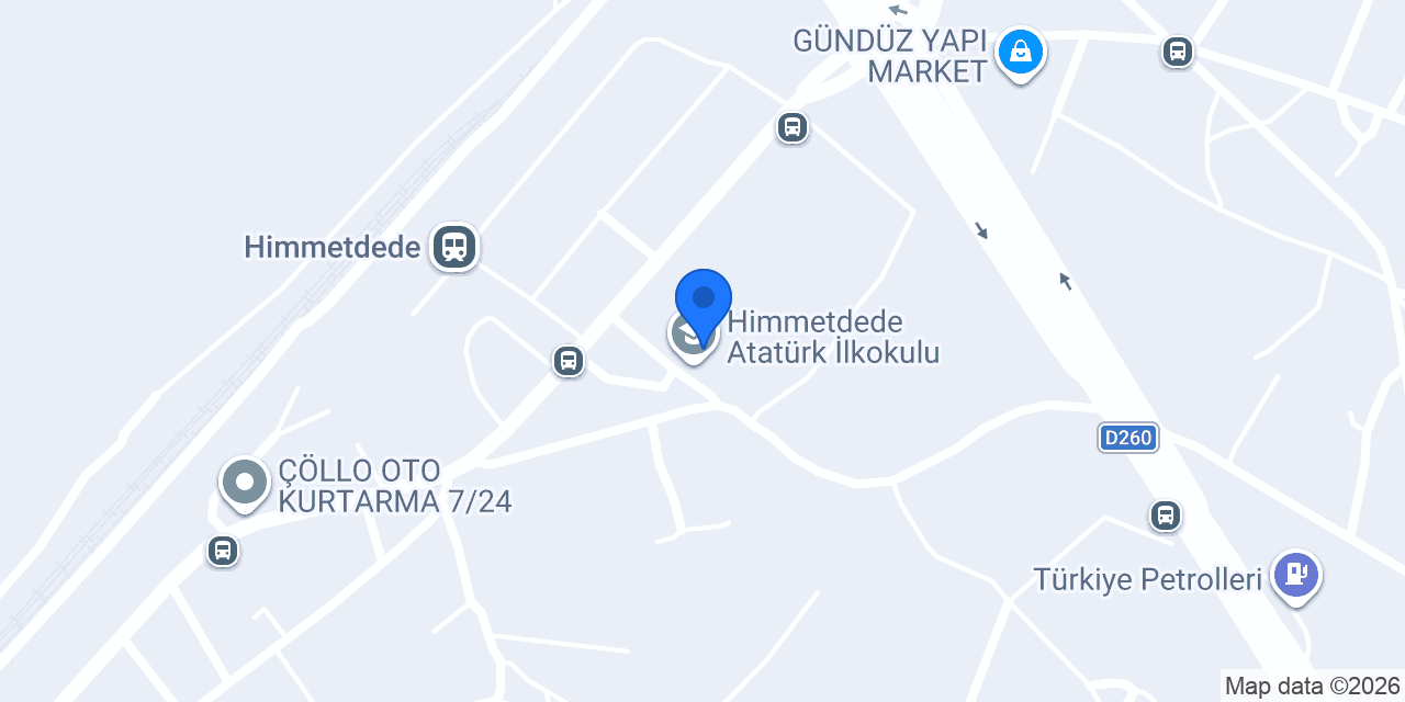 Himmetdede Atatürk İlkokulu konumu