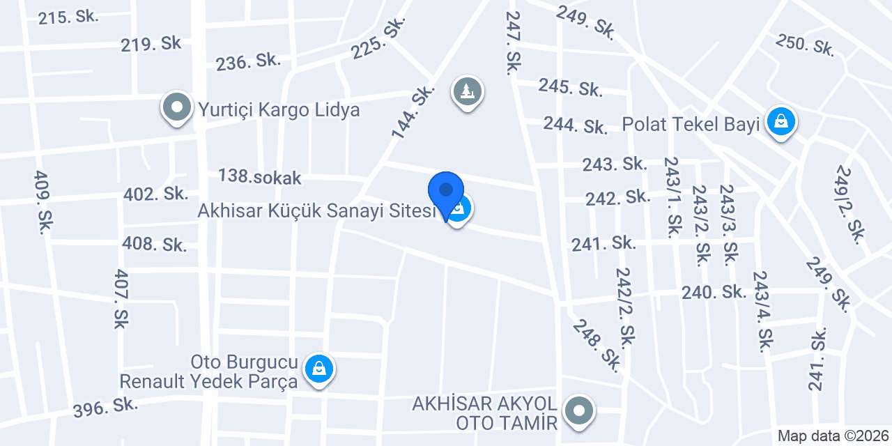 Ayhan Otomotiv konumu