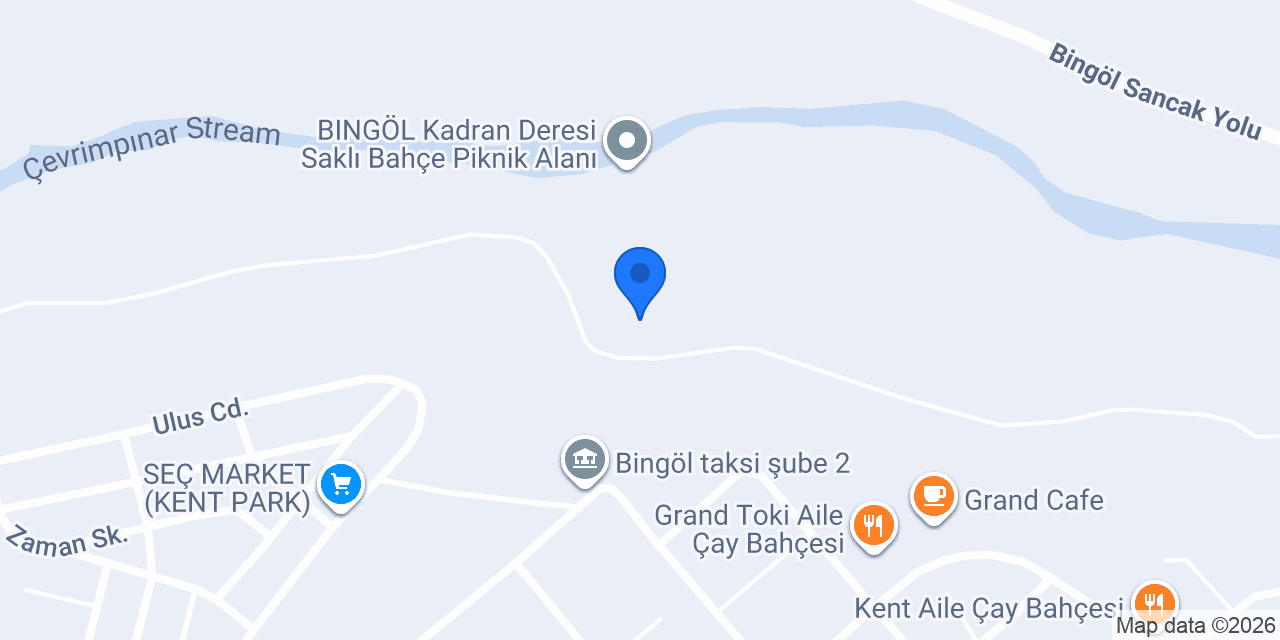 Kadran Saklı vadi konumu