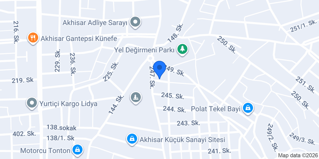 ERTEN YAPI MALZEMELERİ AKHISAR INSAAT MALZEMELERI konumu