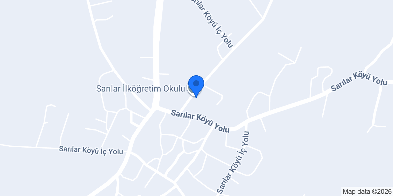 Sarılar İlköğretim Okulu konumu