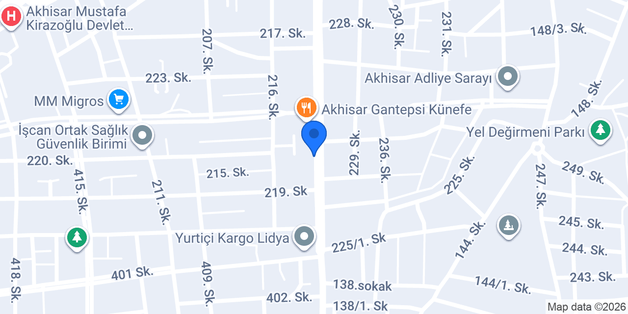 AKHİSAR DUVAR KAĞITÇI YAŞAR USTA konumu