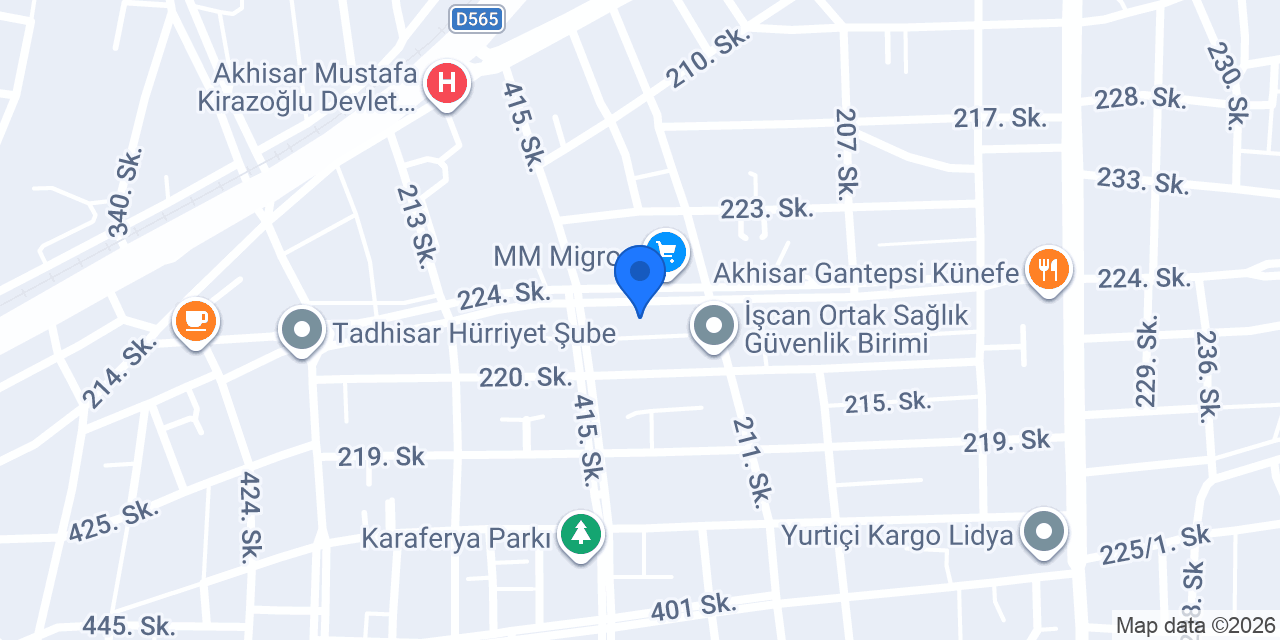 Kocabay Dekorasyon konumu