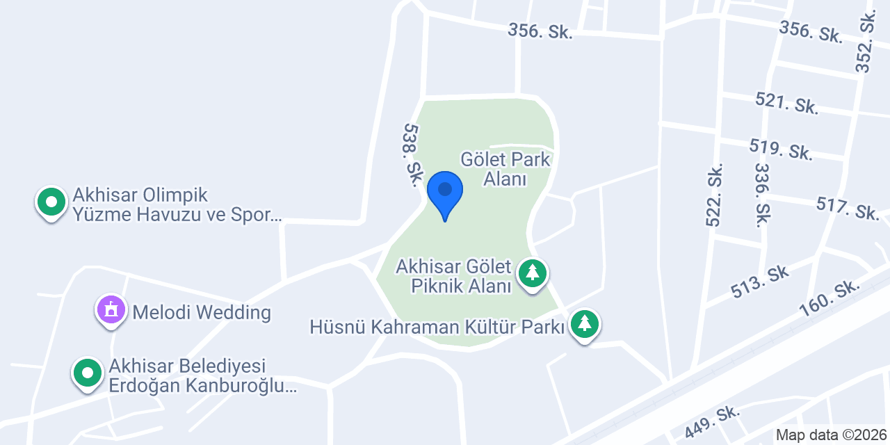 Şehir Gazinosu Gölet konumu