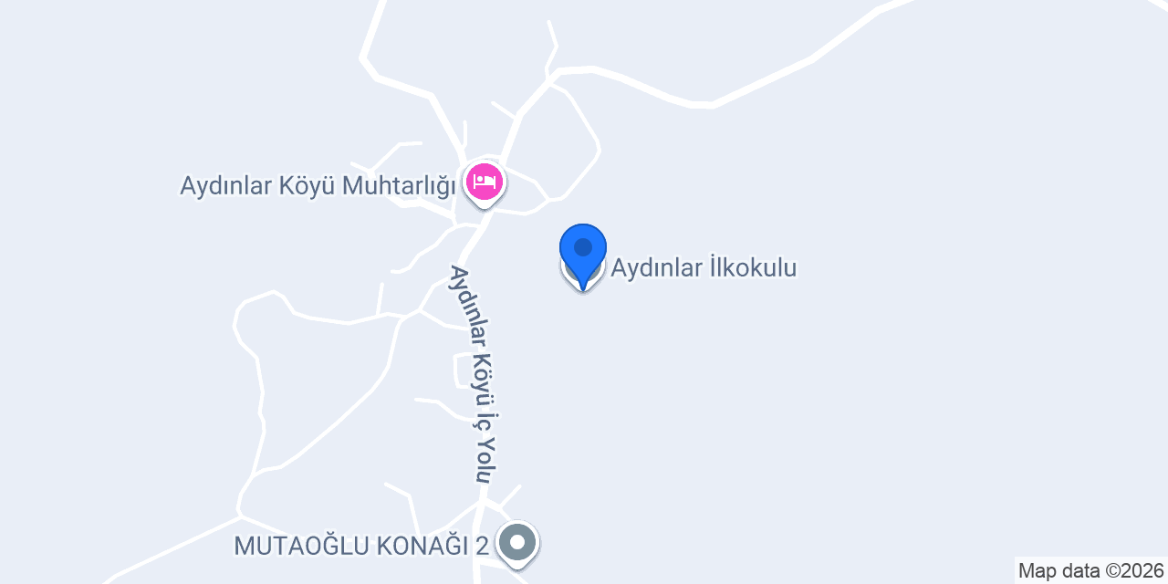 Aydınlar İlkokulu konumu