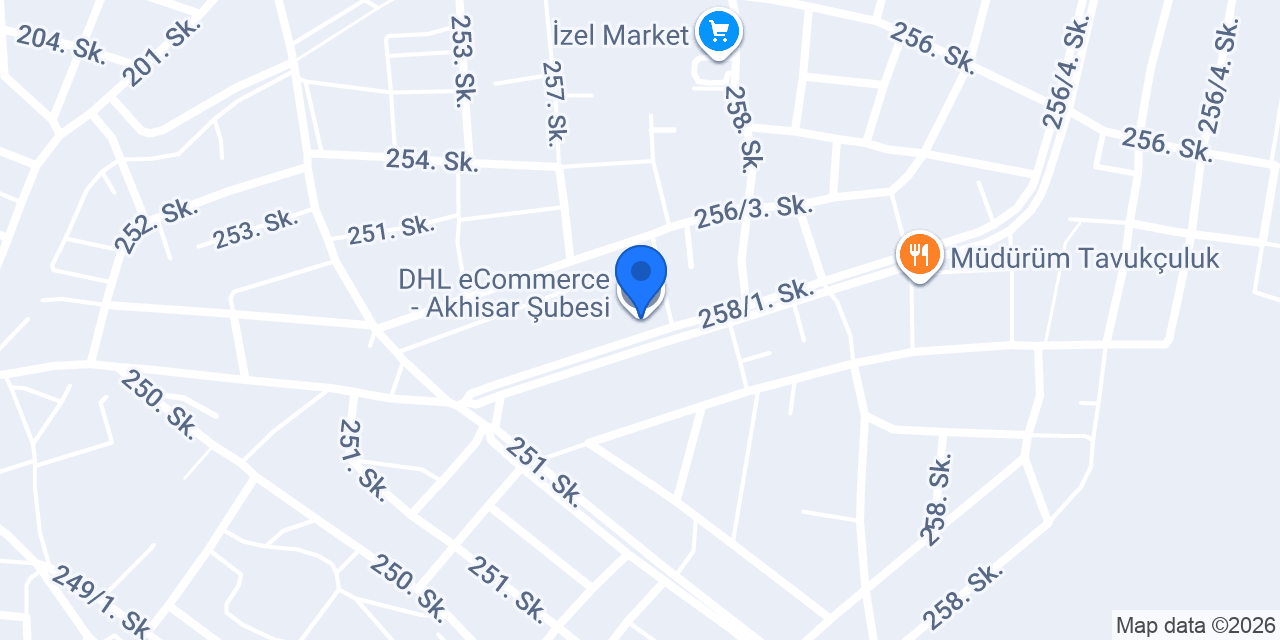 DHL eCommerce - Akhisar Şubesi konumu
