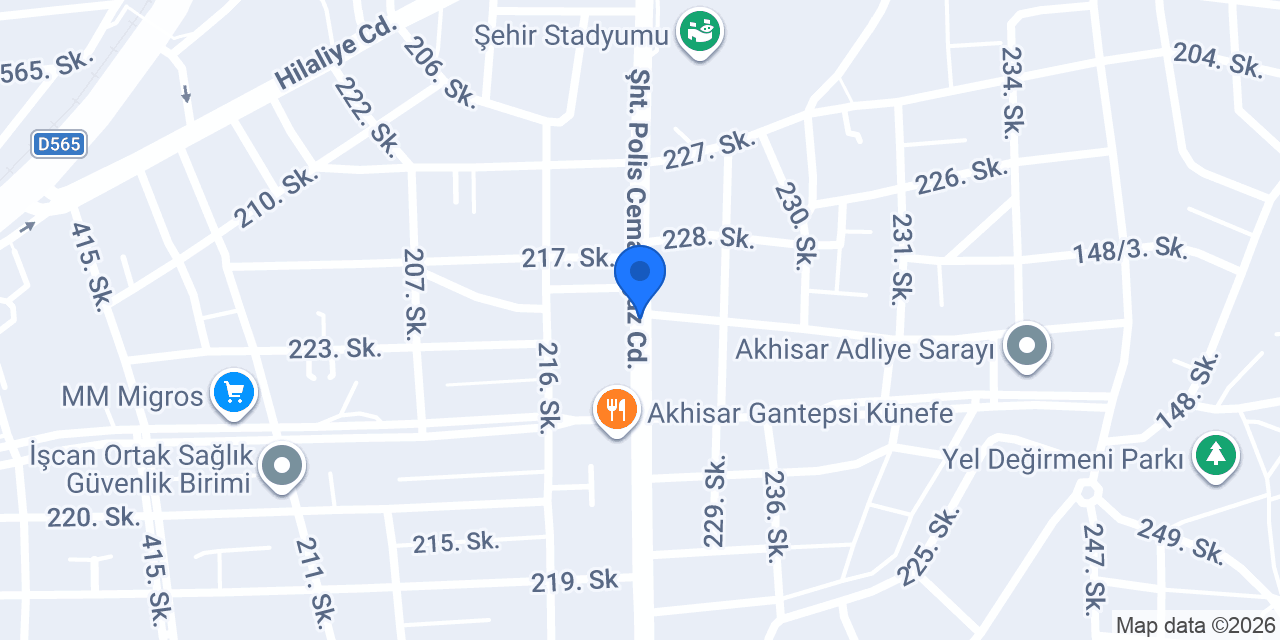 Hamsi Finger Akhisar konumu