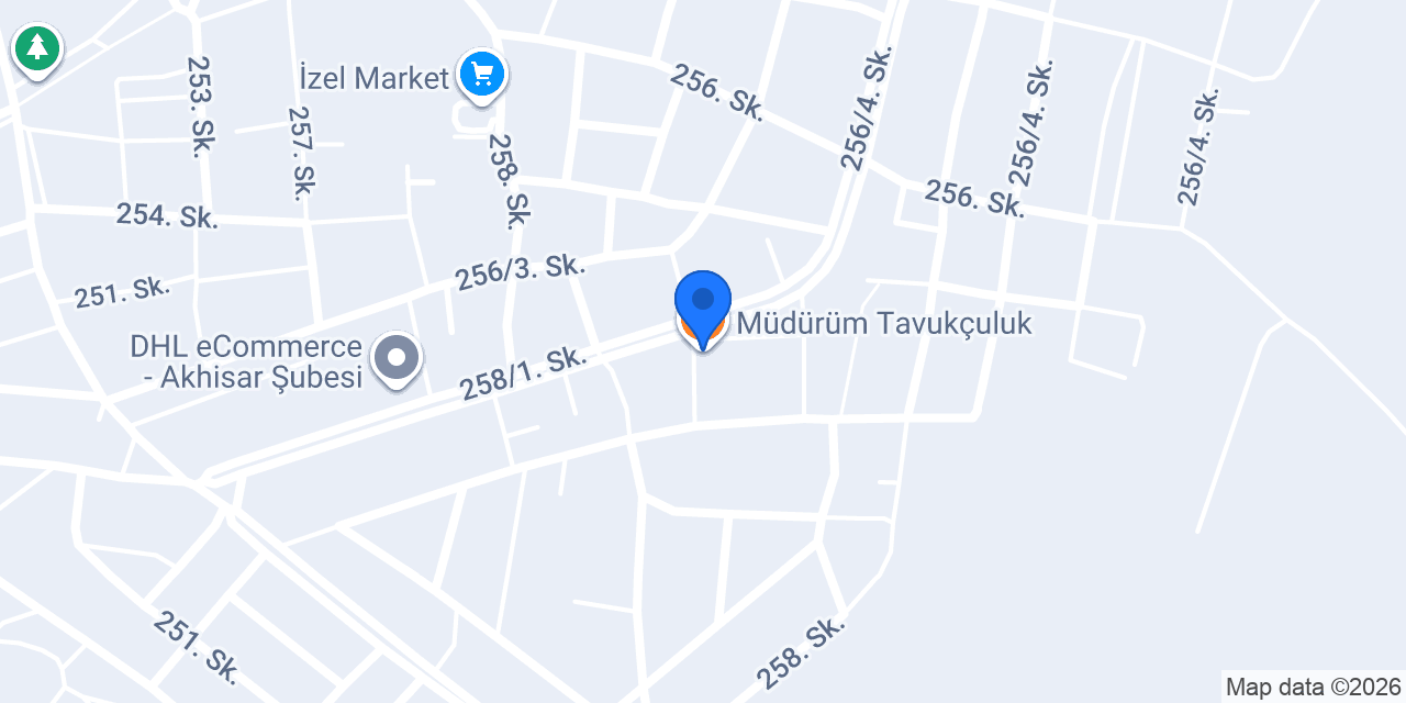 Müdürüm Tavukçuluk konumu