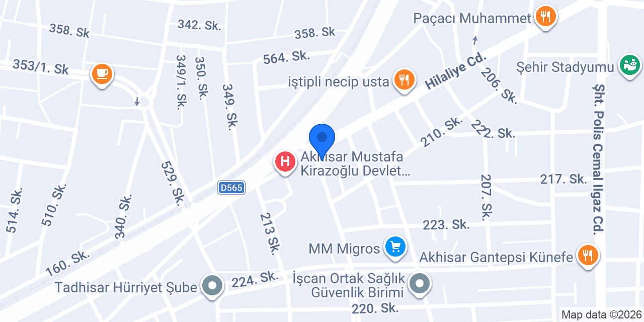 Yeni Dutlulu Eczanesi konumu