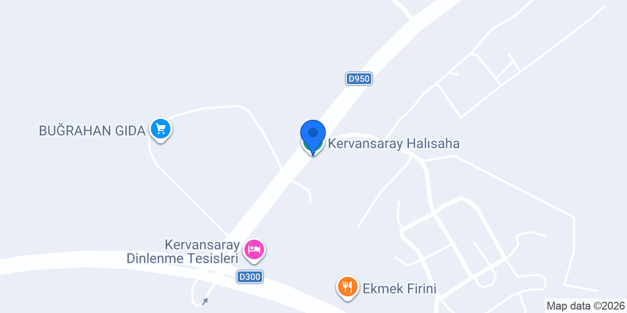 Kervansaray Halısaha konumu