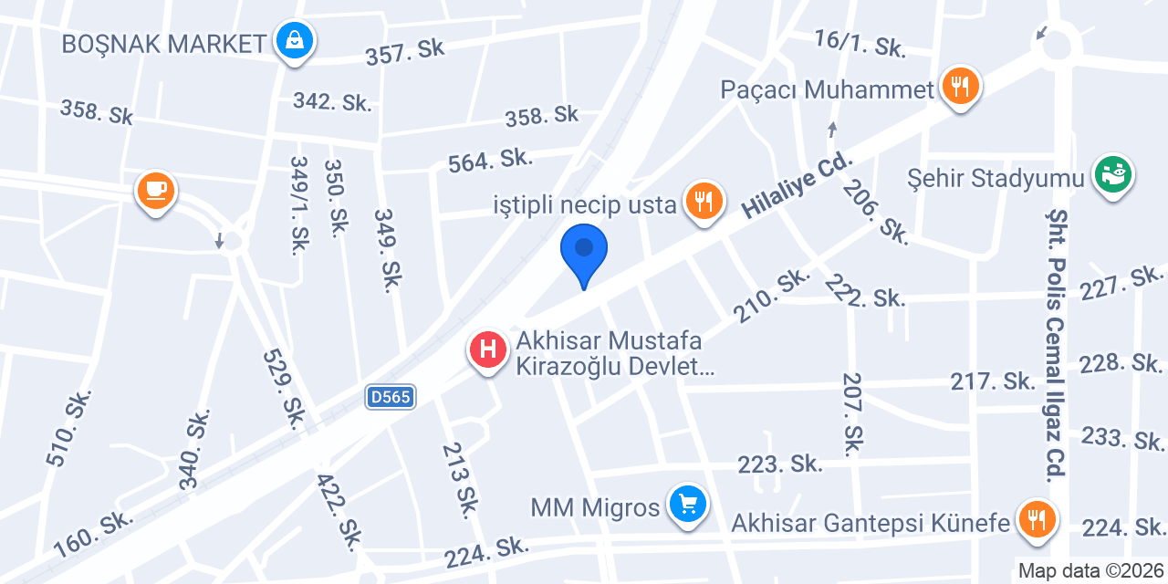 AKHİSAR MEDİKAL konumu