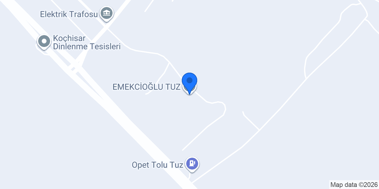 EMEKCİOĞLU TUZ konumu