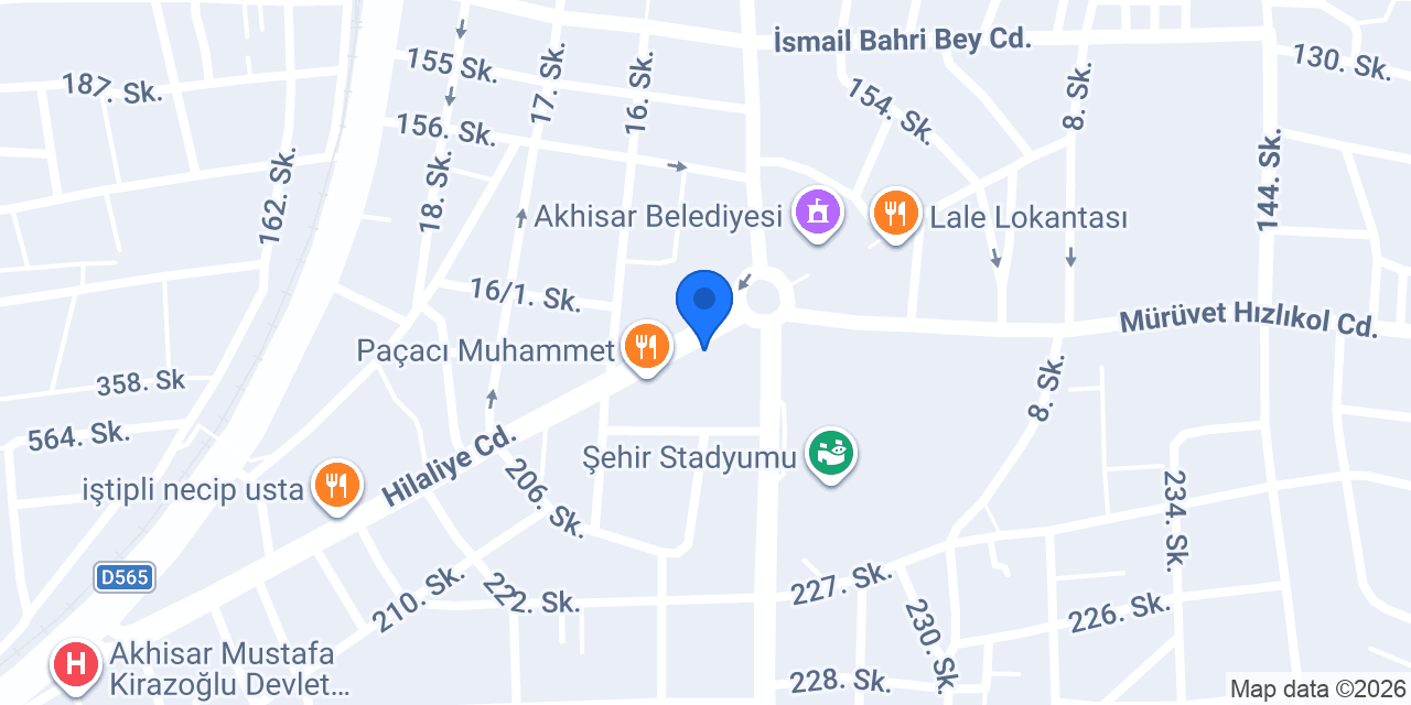 Akhisar RETA HASAR konumu
