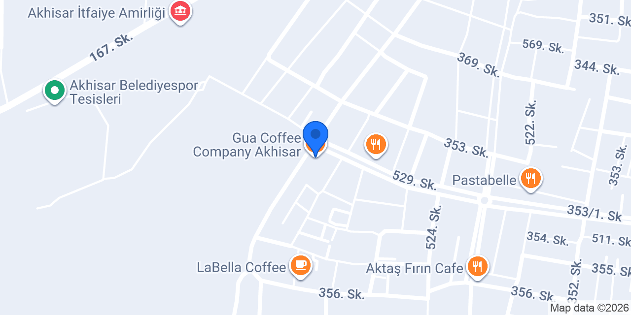 Gua Coffee Company Akhisar konumu