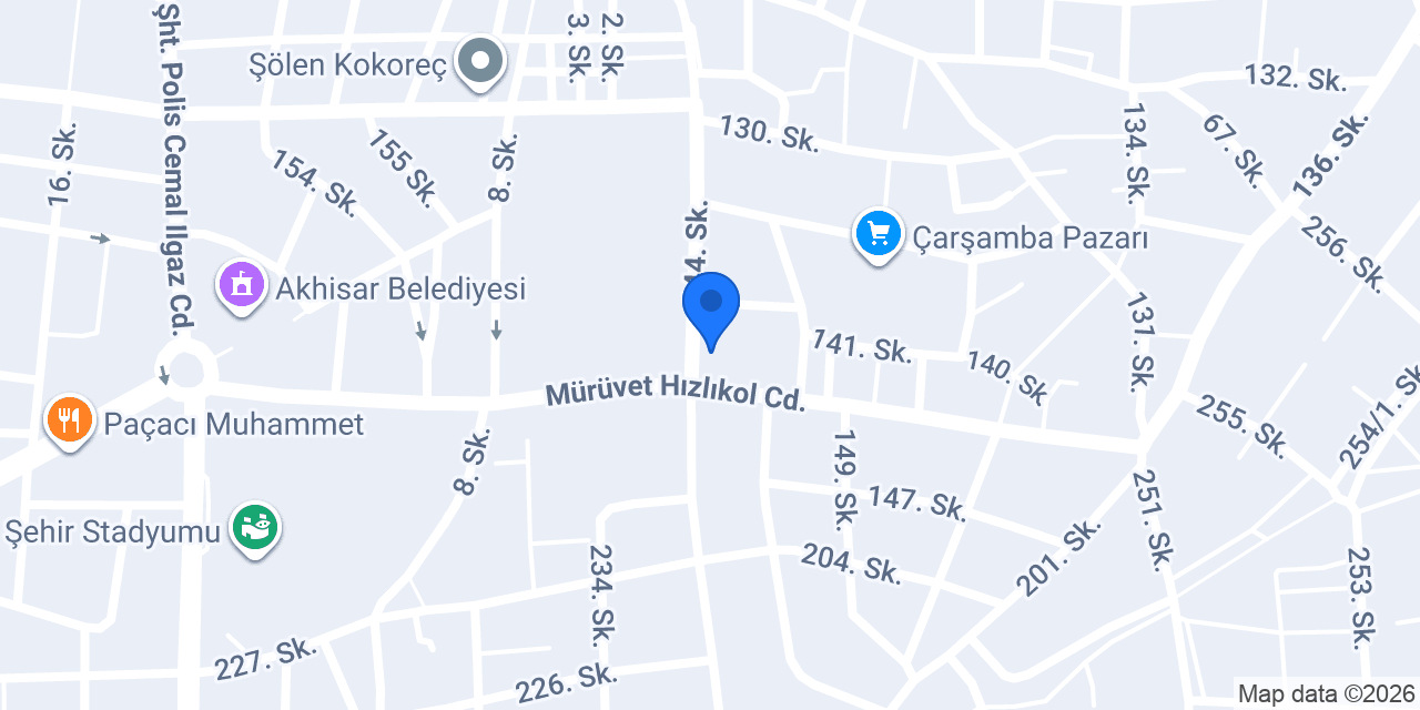 Akhisar Çetmen konumu