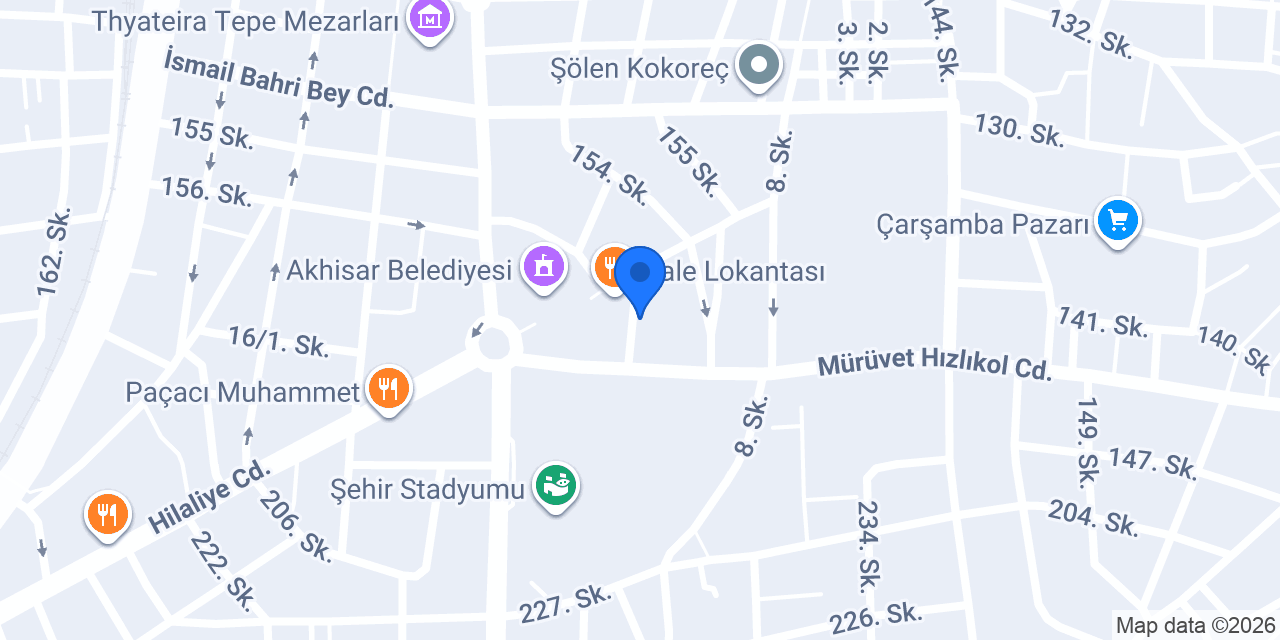 Mf Akhisar Yapi Denetim Ltd. Şti. konumu