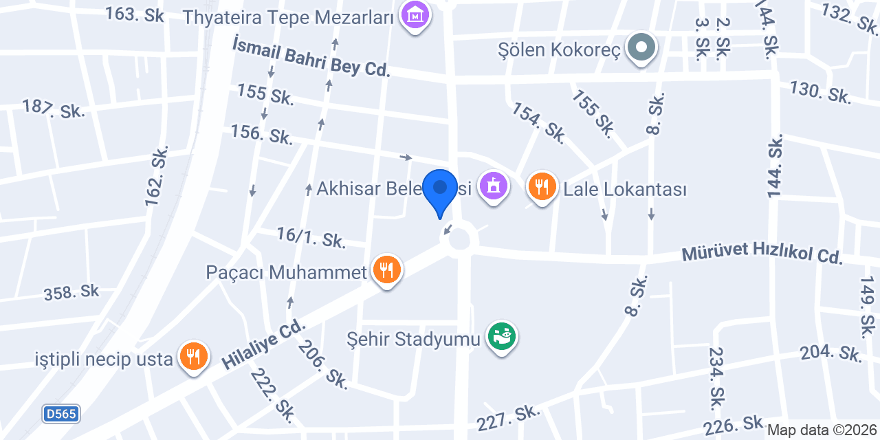 Deniz Oto Lastik konumu