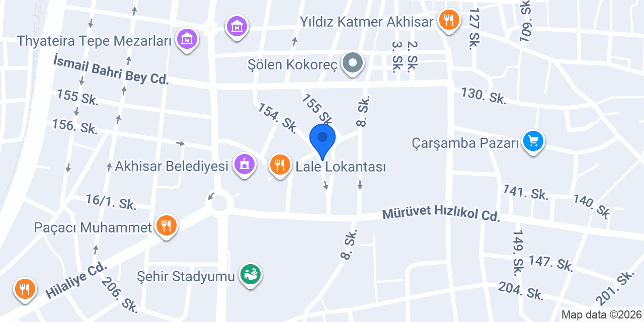Özel Merkez Sürücü Kursu konumu