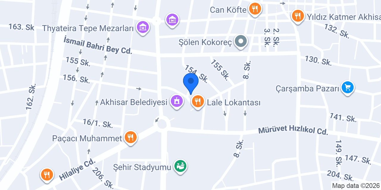 Akhisar Magnolya Çiçekçilik konumu