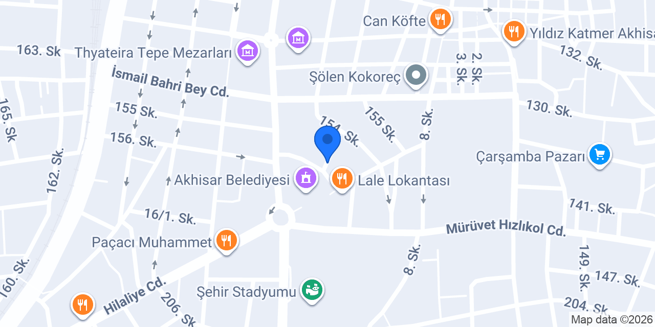 REAL AUTO FİLO AKHİSAR konumu