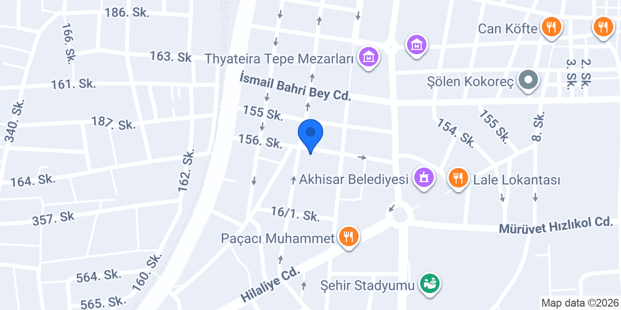 İnci Sigorta Akhisar Şube konumu