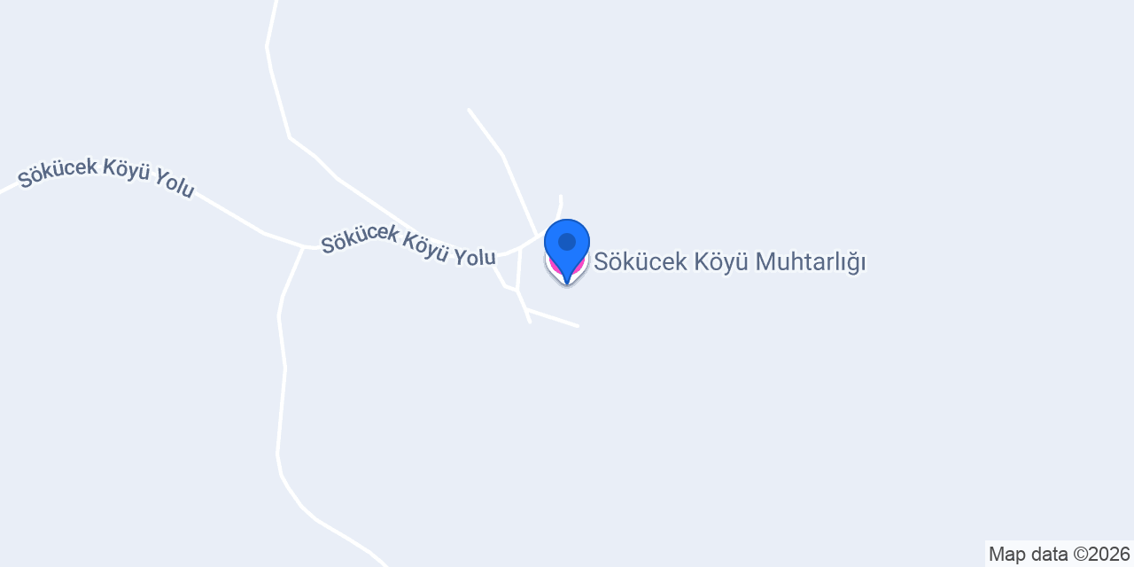 Sökücek Köyü Muhtarlığı konumu