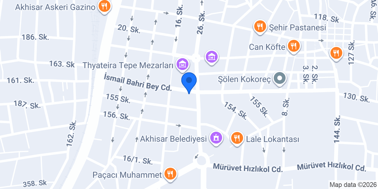 Hakanlar Mobilya Akhisar konumu
