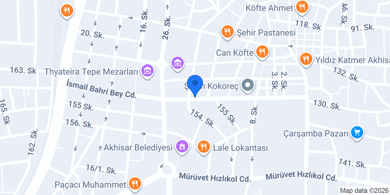 Anadolubank Akhisar Şubesi konumu