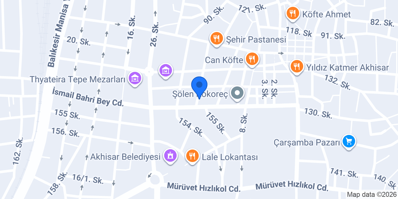Akhisar Anahtarcı Tayfun Akgün konumu