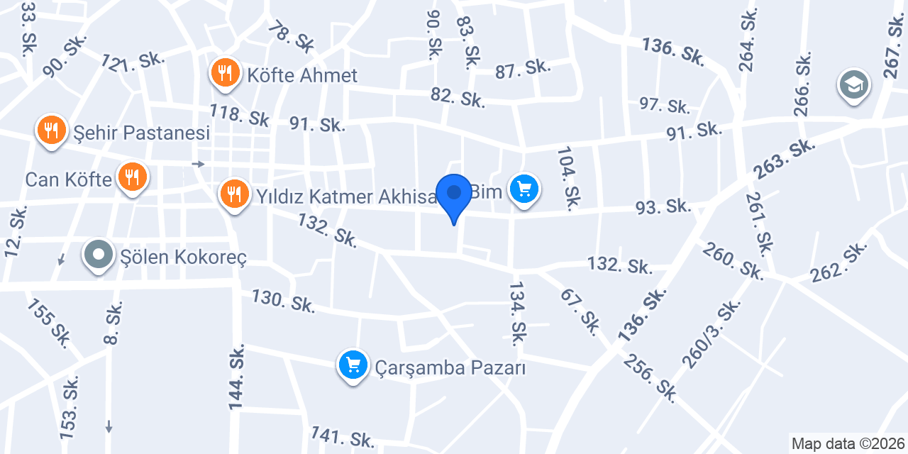 Züccaciye Deren konumu