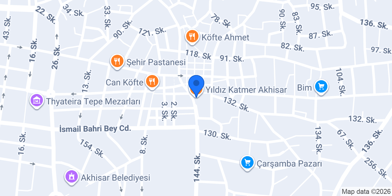 Yıldız Katmer Akhisar konumu