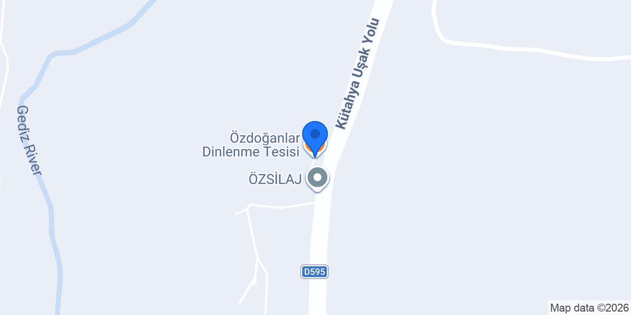 Özdoğanlar Dinlenme Tesisi konumu